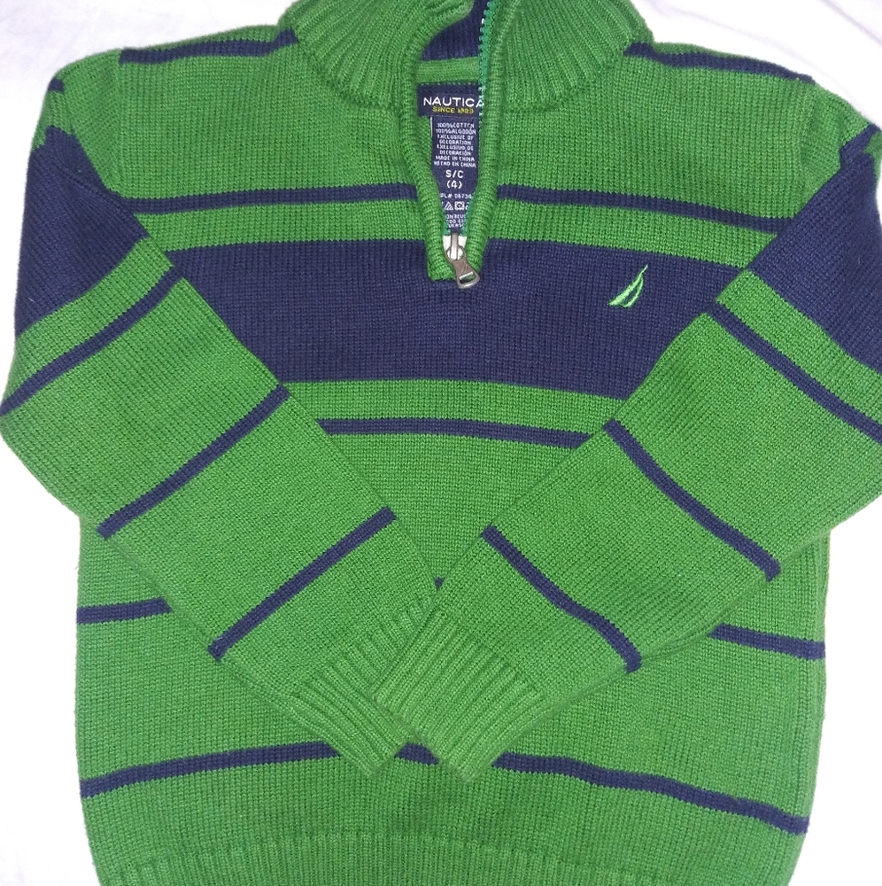 Boys Nautica crew neck sweater
